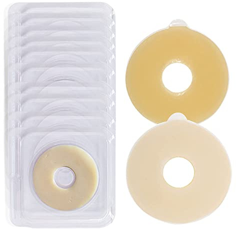 YEYSXSY Ostomy Barrier Rings No Leaking Barrier Extenders for Colostomy Bags Pack of 20