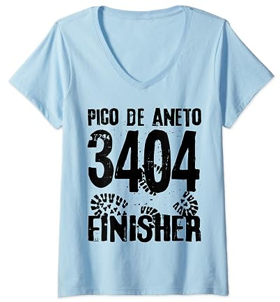 Pico de Aneto Skitour Hike Pirineos Maladeta Senderismo Regalo Camiseta Cuello V
