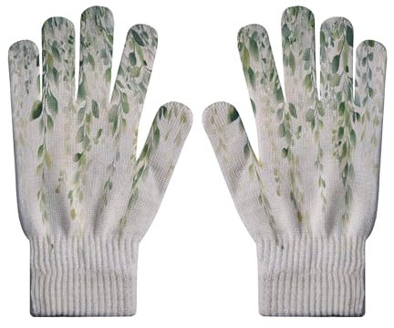 MLSOWM Anlage Handschuhe Winter Winterhandschuhe Gestrickte Strickhandschuhe Winddicht Weidenzweige Fausthandschuhe Fäustlinge Winterhandschuhe Frauen für Radfahren Skifahren