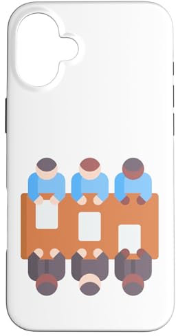 Meeting in The Conference Room Boardroom Meeting Office Case for iPhone 16 Plus