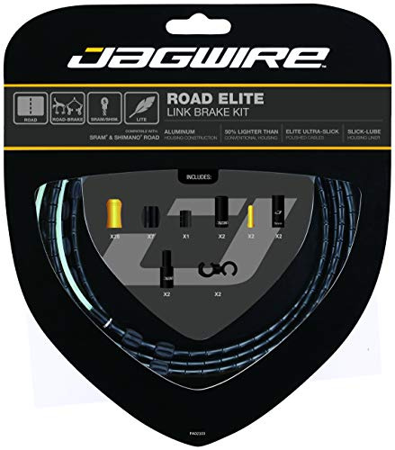 Jagwire JW-RCK700 Road Elite Link Brake Kit Cable, Black, One Size