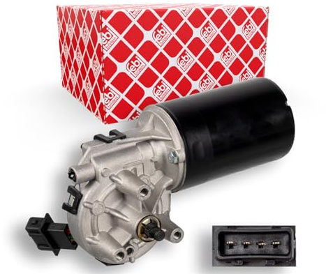febi bilstein 109175 Scheibenwischermotor, 1 Stück | Kompatibel mit: PEUGEOT 206 CC, 206 Schrägheck, BOXER Bus, BOXER Kasten, BOXER Pritsche/Fahrgestell