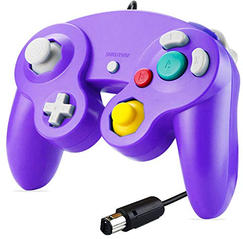 SONVIEE Controller für Gamecube,Wired NGC Controller für Game Cube Classic Game Cube NGC Super Smash Bros GC Gamepad für Gamecube GC Mario Party Spiele Wii U Switch