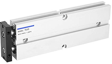 Luftzylinder Aluminiumlegierung,Pneumatischer Zylinder Zylinder Pneumatischer Zylinder Zylinder TN16 0,1-0,9 MPa 10-200 mm pneumatischer doppeltwirkender Zylinder(TN16X150-S) | Hohe Dichtleistung, Genauigkeit, korrosionsbeständig, leckagefrei, für Fertigungsanlagen und Roboter