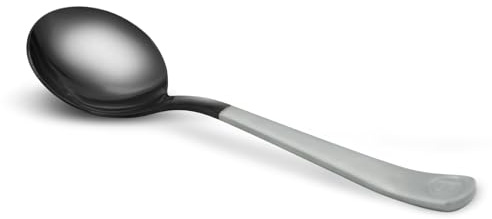 Brewista Professioneller Kaffee-Schröpflöffel für Bräter und Tassen, kratzfester Edelstahl, Verwendung für Kaffeeverkostungen, neue Braten, Schwarz
