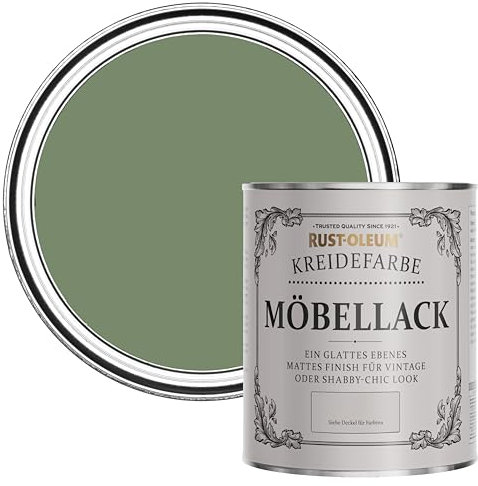 Rust-Oleum Peinture Verte pour Meubles Chalky, Mat Effet Poudré - Broussaille 750ml