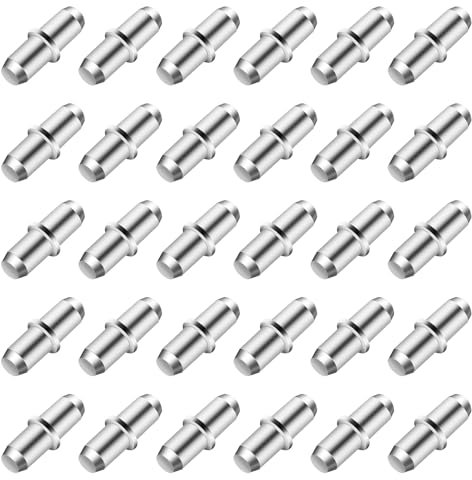 80 Stück Regalbodenträger 5mm, Bodenträger für Einlegeboden Halter, Regalbrett Halterung, Regalbodenhalter, Fachbodenträger, Regalstifte, Regalbretthalter für Regalböden Träger Schrankbretter Halter