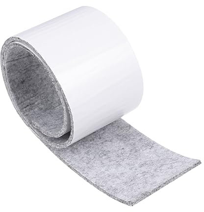 Angoily Furniture Felt Pads for Hardwood Floors Cut to Felt Protector Mats Non-slip Adhesive Back Pad Sheets Light Grey