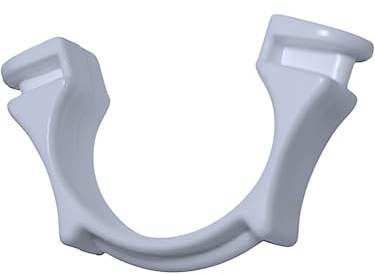 Raum² 100 Gardinenstopper Universal für Gardinenschienen, Gardinen Klemme, Stopper, für eckige und runde Ausstanzung 10mm, Gardinenleiste, Feststeller (100 Stück)
