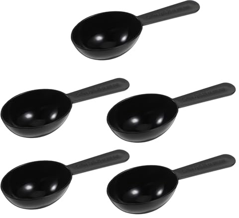 Plastic Coffee Measuring Spoons, 5 Pack Tablespoon Measuring Spoon 7g Short Handle Coffee Scoop for Tea, Protein, Spices, Milk Powders,Sugar, Cereal, Spices