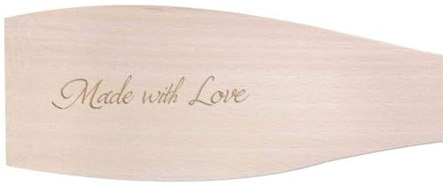 Large 'Made with Love' Wooden Cooking Spatula (SA00025206)