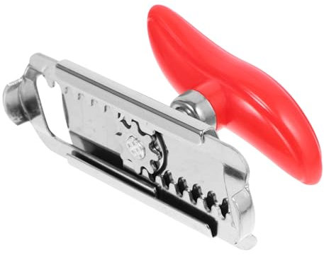 ULTECHNOVO Abridor de Tapa Compacto y Práctico de Acero Inoxidable y Plástico para Uso Diario en Casa, Herramienta Ligera para Abrir Botellas y Latas Fácilmente