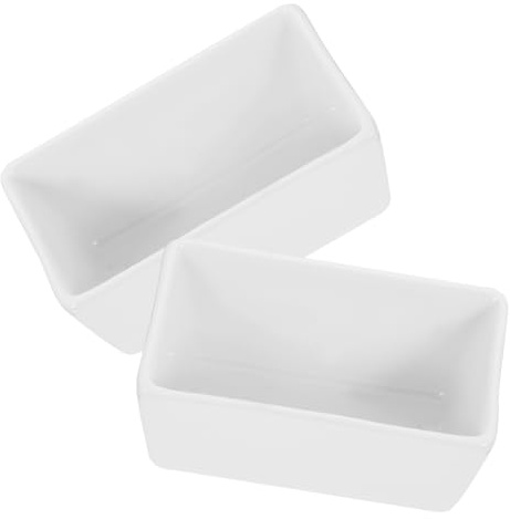ULTECHNOVO 2 piezas Tarros para Almacenamiento de Azúcar y Leche Cuencos Resistentes para Cocina Cafetería y Restaurante Aptos para Microondas Material Seguro y Duradero