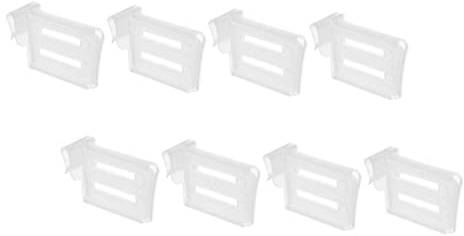 Sewroro Side Door Dividers Not Easily Deformed Expandable Fridge 8pcs Easy Installation Made of Sturdy Pp Material for Refrigerator Drawers and Household Freezer Organizing