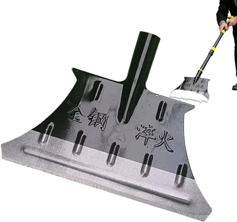 Pala Per La Neve 33.8 cm Raschietto da Giardino Portatile | Pala Per Inverno Per La Pulizia Di Sentieri Giardini E Aree Esterne Pavimento Rimozione E Bordatura Del Prato