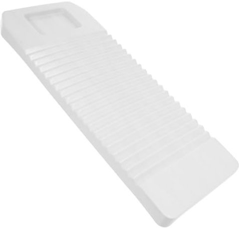 Generico ASSE per Lavare i Panni in Plastica Bianca Design Ergonomico, Tavola da Bucato per Uso Domestico e Viaggio, Facile da Trasportare