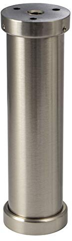 Barkonsole Edelstahl | Küchen Thekenfuß Alu Edelstahl | Höhe: 200 mm | Bar-Stütze für Bars & Küchen |1 Stück - Theken-Befestigung