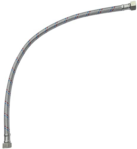 AERZETIX - C51050 - Tuyau de raccordement flexible - 500mm - 3/8 Femelle - 3/8Femelle - robinet mitigeur sanitaire cuisine salle de bain plomberie