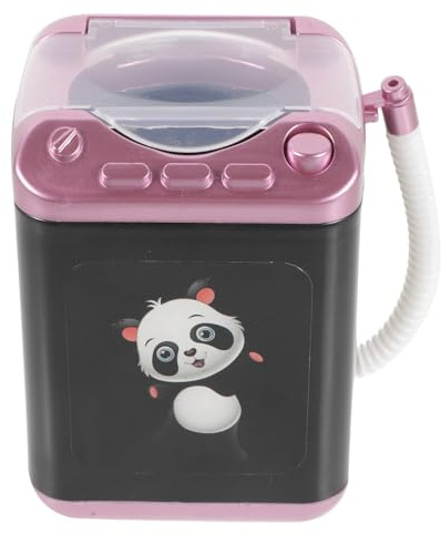 Beavorty Mini machine de nettoyage électrique pour pinceaux de maquillage avec nettoyage automatique en profondeur et éponge douce pour un entretien efficace des pinceaux de maquillage sans piles 10,6