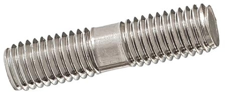 M6 M8 M10 M12 Doppelendgewindestange 316 Edelstahl Doppelkopf-Gewindestange Kopflose Stehbolzen Schraube Zahnstange (Color : 50mm, Size : M8-1pcs)