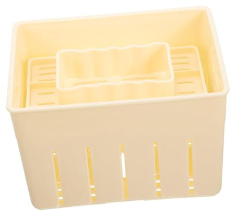 ABOOFAN Homemade Tofu Press Mold 140x105x95mm Food-Grade Kitchen Tofu Maker for DIY Soybean Curd Pressing at Home