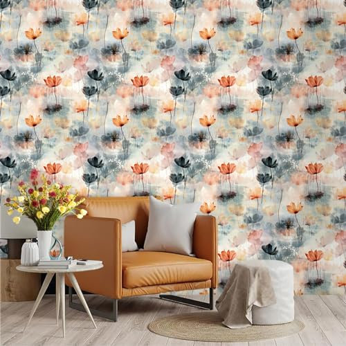 Selbstklebende Tapete Minimalismus Schwarz Gelb Strukturtapete Wandtattoo Schlafzimmer Tapete Selbstklebend Vliestapete Wallpaper for Living Room Tapeten Leicht zu Entfernen Wandschutzfolie 45x300cm