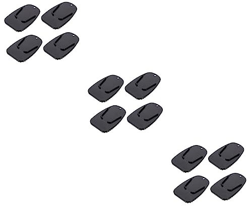 iplusmile 12stücke Motorcycle Kickstand Pads rutschfeste Fußstütze Für Motorräder Offroad-Fahrzeuge Schützt Böden Vor Kratzern Leicht Und Tragbar Stütze Für Seitenständer