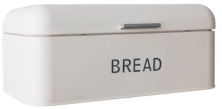 Boite A Pain Boite à Pain Boîte À Pain Pour Comptoir De Cuisine Conteneur De Stockage De Pain En Métal Boîte À Pain Rétro Pour Pâtisseries Aliments Secs Huche à Pain Boîte De Rangement(42CM)