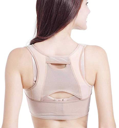 XFZJCHAP Unsichtbarer Rückenbandage-Korrektor, Verstellbarer Schulterstützbandage-Verlängerungsgürtel für Frauen (Größe: Groß-XL) (Mittel)