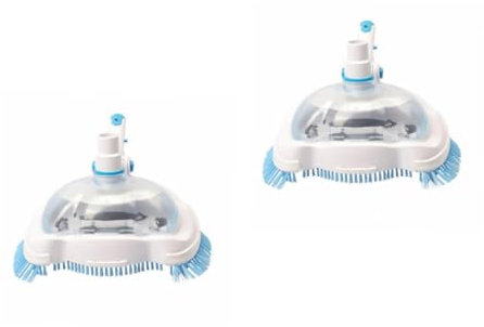 SUPVOX 2pcs Pool Cleaner Accessory Pool Brush Head Swimming Cleaning Equipment Cleaner Suction Head