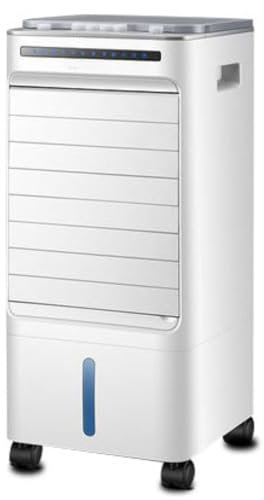 GWFBLID Portable Air Conditioner Evaporative Air Cooler with 3 Speeds &3 Modes 60° Oscillating 5LTank Cooling Fan with Remote No Hose Needed Cooling AC Unit for Room Office Camping