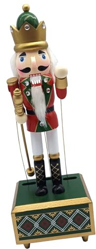 Asukohu Casse-noisettes en bois avec son détaillé et clair pour décoration de table de festival de Noël