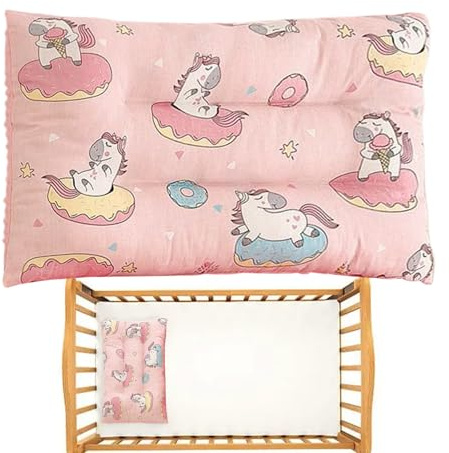 Doiyislem Almohadas Infantiles,Almohada Pequeña con Diseños Animados - Cojín Decorativo Lavable para Lectura Viaje Sofá Cama Suelo