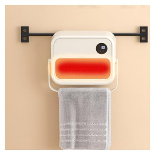 Termoventilatore Da Bagno 2000w, Montaggio a Parete, Stufetta Elettrica Da Bagno a Parete con Timer, Telecomando, Ipx4 Ideale per Piccoli Ambienti