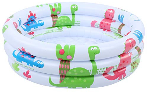 Pataugeoire gonflable ronde pour enfants - 60 cm - Piscine gonflable pour enfants - Baignoire portable pour l'intérieur et l'extérieur - Jardin