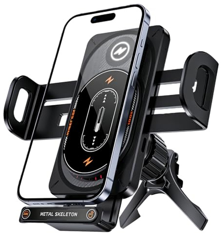 Wireless Car Charger,Cellphone Charging with LED Light - Auto Cellphone Charger,for Daily Commute Ridesharing Business Travel Drivers Travelers Road Trips Trucks SUVs RVs