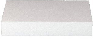 Base per Torta Rettangolare in polistirolo per Cake Design Altezza 20 cm, Base a Scelta (Base 30x40 cm)