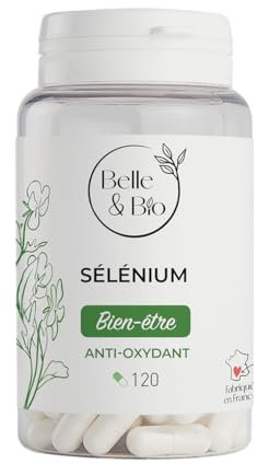 ANTIOXYDANT & OLIGO-ÉLÉMENT - Sélénium riche en vitamine C et vitamine E - 120 gélules - Cure 2 mois - Complément Alimentaire BELLE&BIO - Fabriqué en France