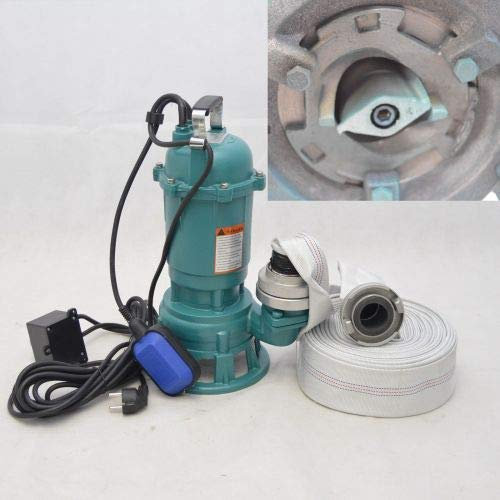 Fäkalienpumpe CTR550 Tauchpumpe Schmutzwasserpumpe 550W - 15000l/h m. Schneidmesser + 20m C-Schlau