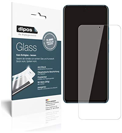 dipos I 2X Protector de Pantalla Compatible con Poco F3 Vidrio Flexible Cristal Proteccion 9H