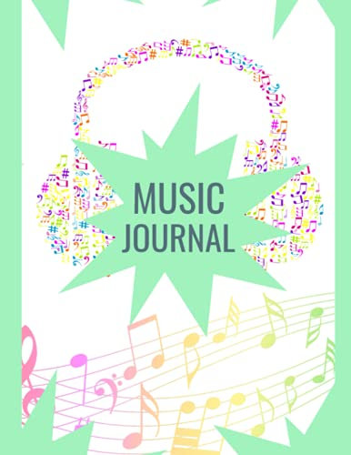 Sheet Music Notebook Journal: Large 8.5'x11' Manuscript with 7 Staves/page, Opposite Blank & Ruled Pages for Note Taking & Sketching, Perfect for ... Notebooks, Planners & Journals, Band 36)