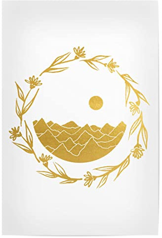 artboxONE Poster 30x20 cm Natur Goldene Ernte hochwertiger Design Kunstdruck - Bild Gold blattgold Erde