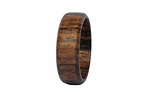 Generisch Ring Schmuck aus Nussbaumholz für Damen und Herren