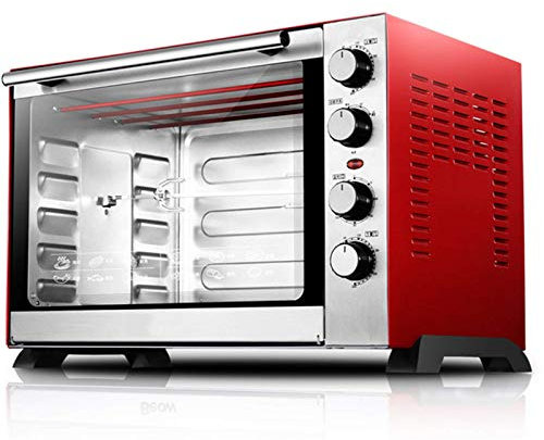 Horno Horno de microondas en Silver Tact Horno Individual eléctrico Incorporado - Horno halógeno de convección Premium de Acero Inoxidable Ideal para Asar, Hornear