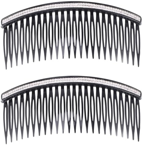 Gogogmee 2 Stück Frauen Haarkamm, Mit Strass Haarspange Haarschmuck | Elegante, Zum Stecken, Rutschfester, Verschiedene Frisuren, Für Hochzeiten Partys Besondere Anlässe Halt