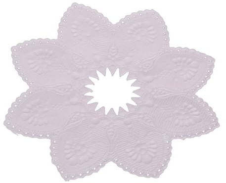 Kerzenmanschetten, Tropfenfänger, Tropfring für Kerzen, Papier, Weiß, 100 Stück