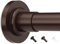 Yeabett Gardinenstange Ohne Bohren, 48-119.4cm Duschvorhangstange Teleskopstange Klemmstange für Gardinen, Vorhangstange Bronze