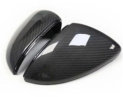 Auto Spiegelkappe Für VW Für GOLF 7 MK7 MK 7,5 R Für GTI 2014-2019 Carbon Faser Auto Rückspiegel Seite Spiegel Flügel Abdeckung Kappe Außen Fall Trim Spiegelkappen Außenspiegel