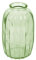 Talking Tables Jarrón de cristal verde para flores, elegante tallo único elegante para mesa de boda, decoración de alféizar de ventana, fiestas de jardín, comedor de verano, estilo de repisa y regalo,