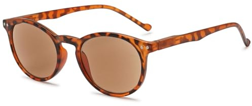 VEVESMUNDO Getönt Lesebrille Sonnenlesebrille Sonnenschutz Sonnenbrille mit sehstärke Damen Herren